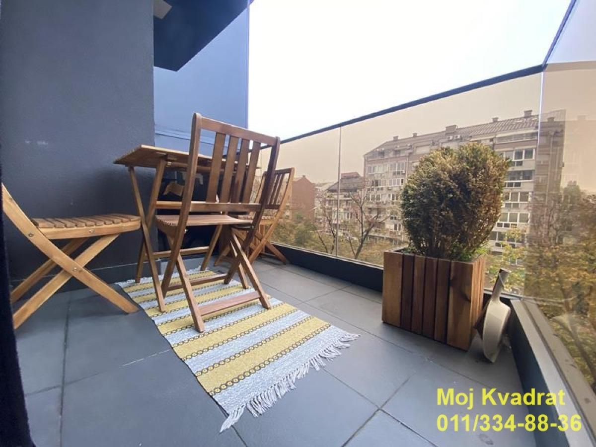 Dvosoban stan za izdavanje, Južni Bulevar, Beograd, 42m², 1.200 €/mes