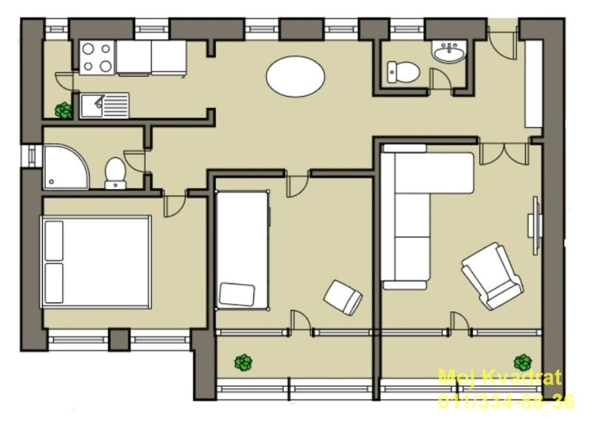 actionimagesite31agencykvadratimgr3xntiavon-10 Trosoban stan na prodaju, Blok 70a, Beograd, 106m², 325.000 €