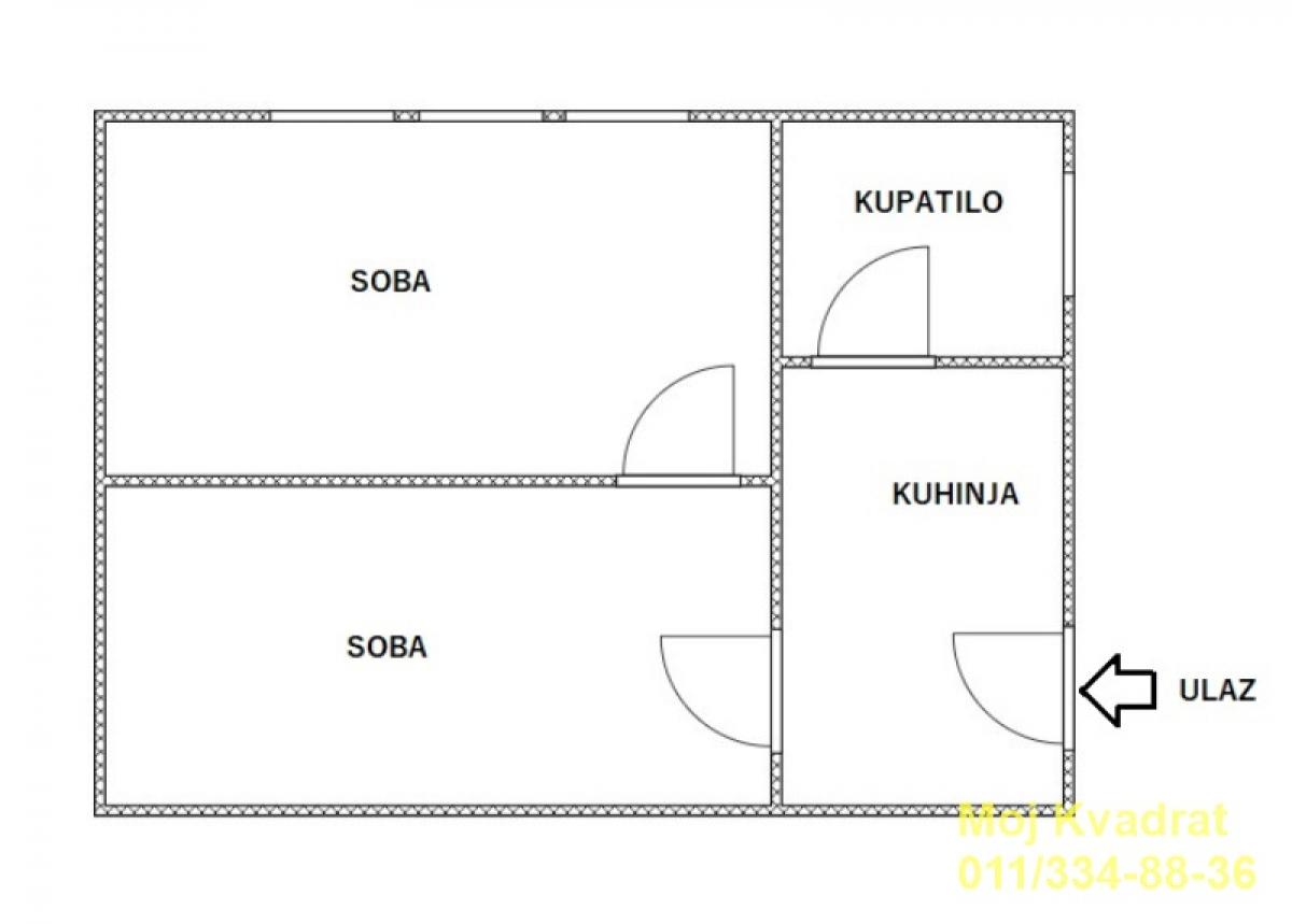 Stan Prodaja Beograd Stan Prodaja Beograd Slavija 42 m2