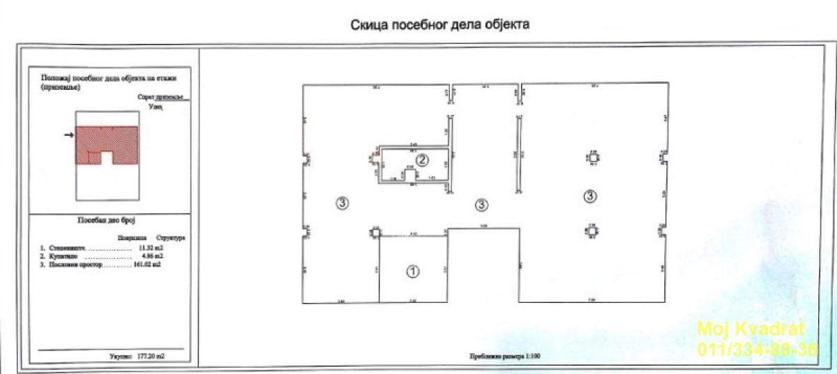 Lokal Prodaja Beograd Slavija 310 m2