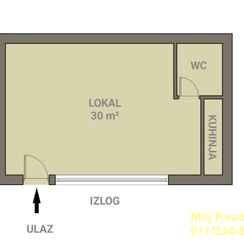 Lokal – Beograd, Novi Beograd Fontana – ID 22937