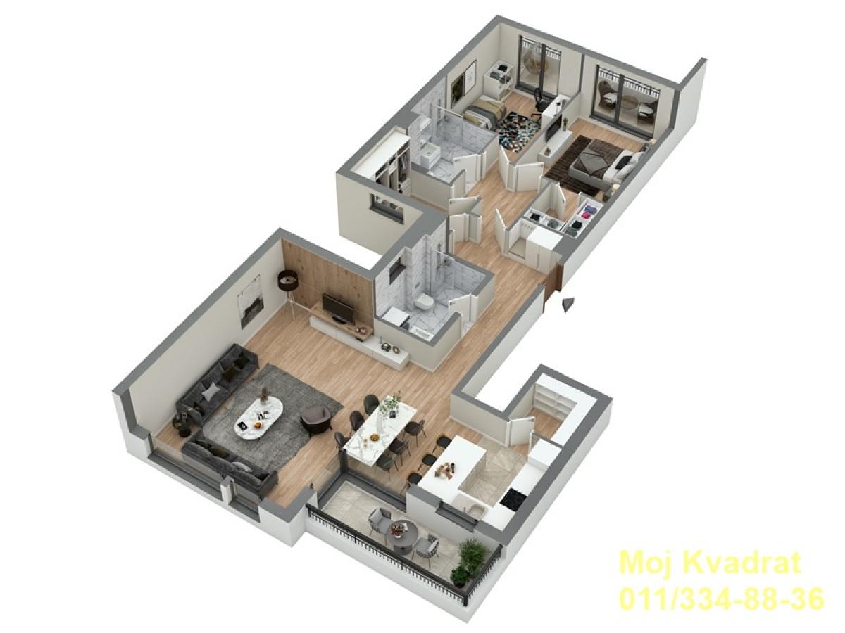 Stan Prodaja Beograd Karaburma 124 m2