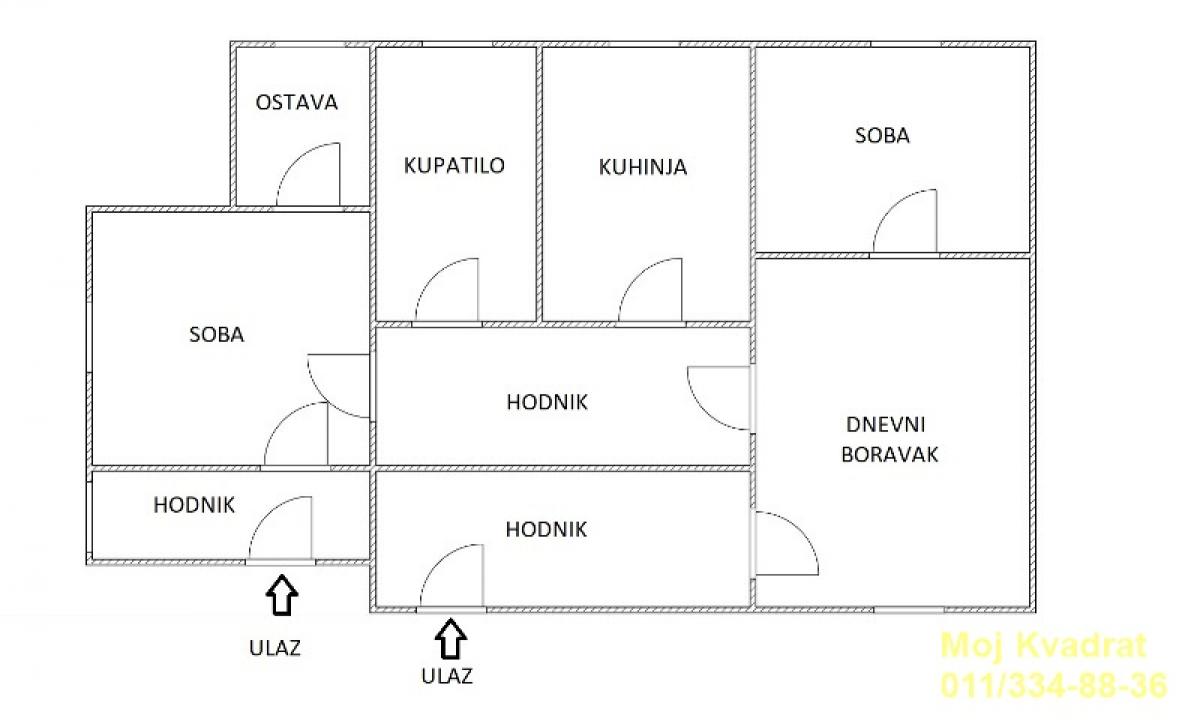 Stan Prodaja Beograd Stan Prodaja Beograd Studentski Trg 77 m2