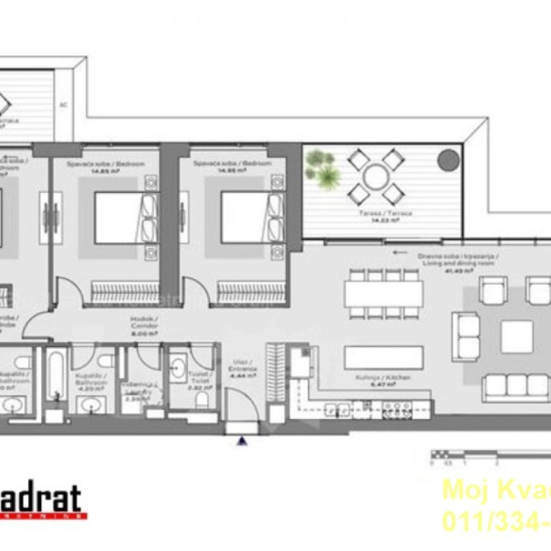 Stan Prodaja Beograd Beograd Na Vodi 148 m2