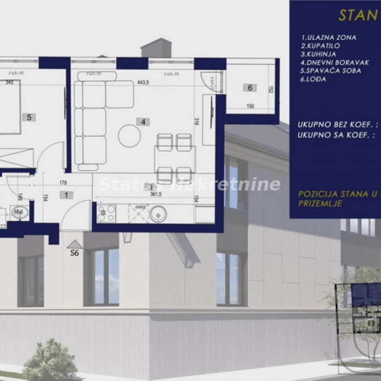 Stan Prodaja Novi Sad  38 m2