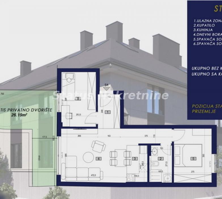 Stan – Novi Sad, Centar (Novi Sad) – ID 22599.