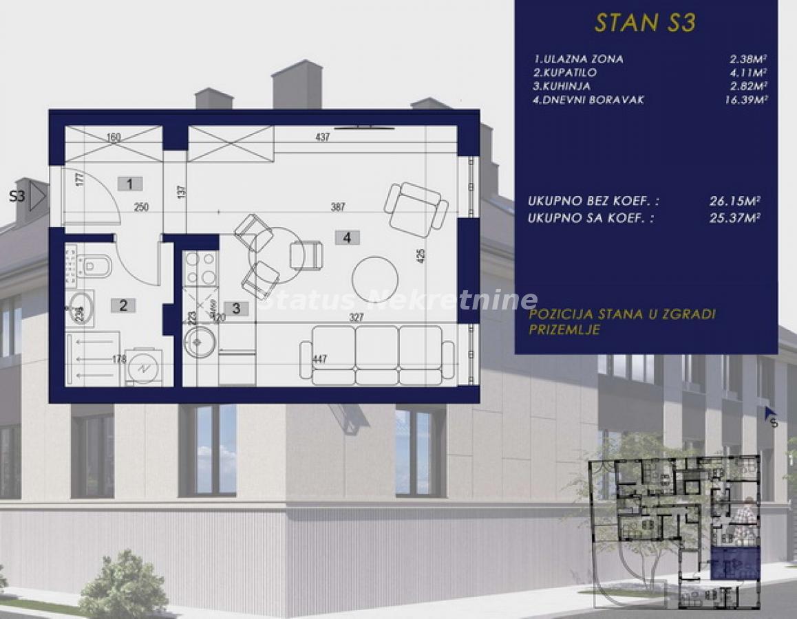 Stan Prodaja Novi Sad Stan Prodaja Novi Sad 25 m2