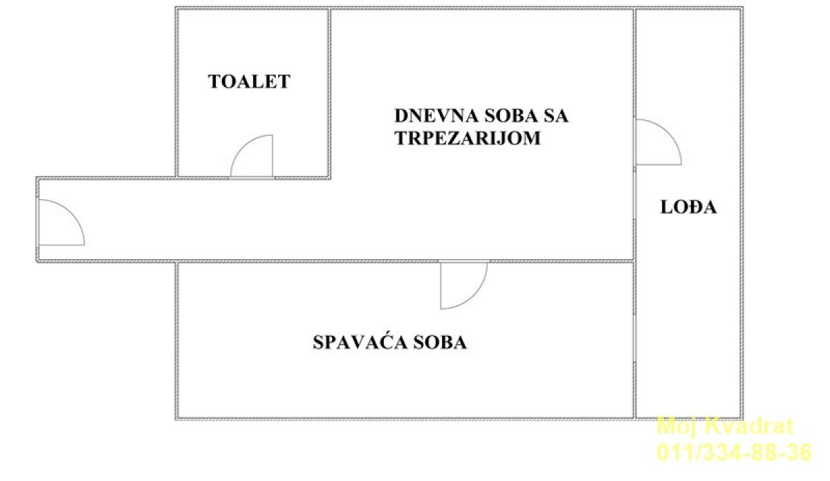 Stan Prodaja Beograd Mirijevo 40 m2