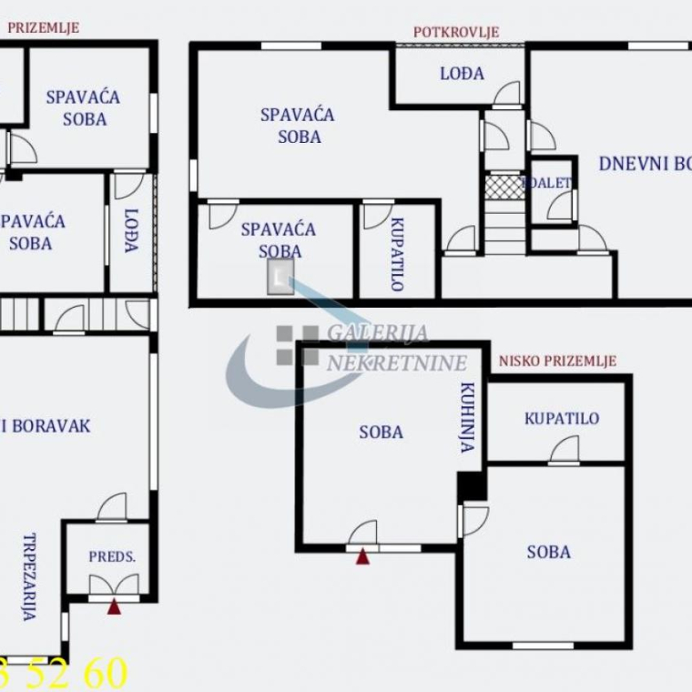 Kuća Prodaja Beograd Dušanovac 300 m2
