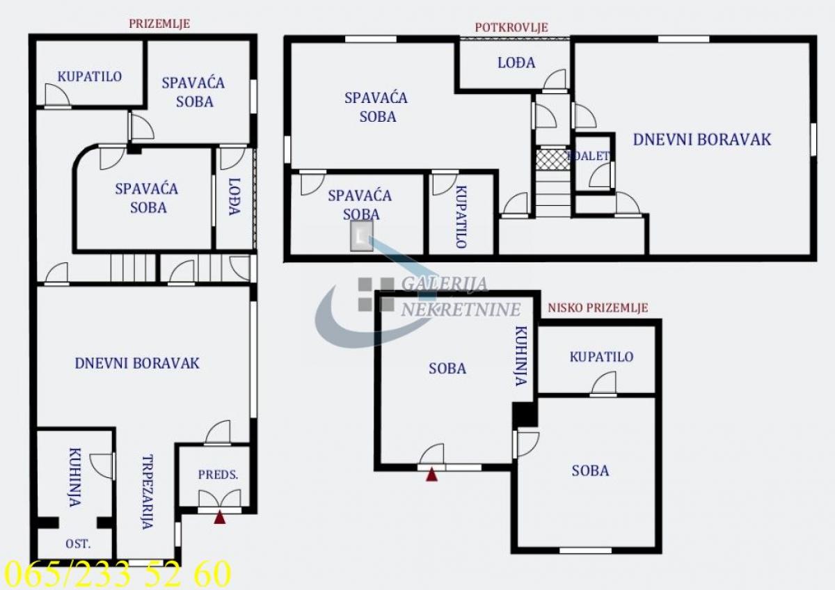 Kuća Prodaja Beograd Dušanovac 300 m2