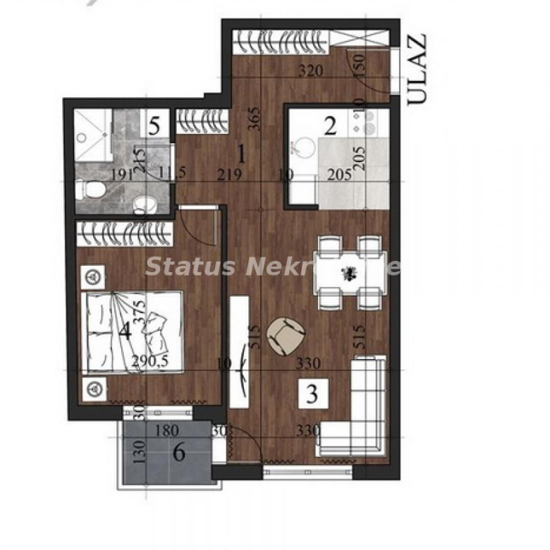 Stan Prodaja Novi Sad  47 m2