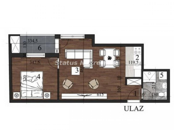 Stan Prodaja Novi Sad  44 m2