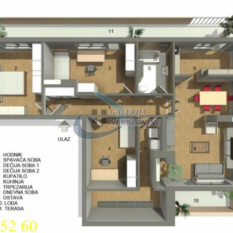 Stan Prodaja Beograd Centar (Rakovica) 109 m2