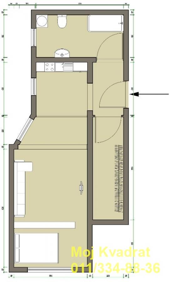 Stan Prodaja Beograd Stan Prodaja Beograd Kalenić Pijaca 30 m2