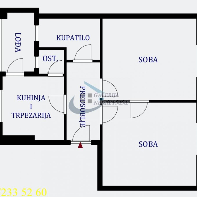 Stan Prodaja Beograd Krunski Venac 55 m2