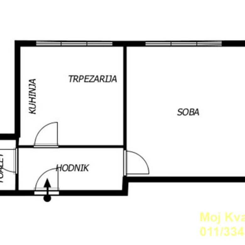 Stan Prodaja Beograd Tašmajdan 30 m2