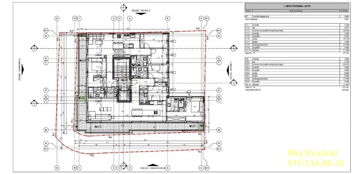 Stan Prodaja Beograd Banovo Brdo 133 m2