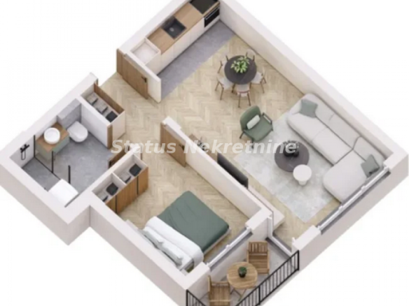 Stan Prodaja Novi Sad  45 m2