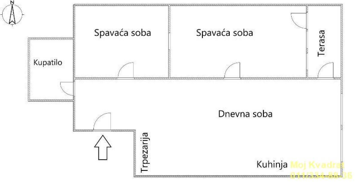 Stan Prodaja Beograd Stan Prodaja Beograd Blok 61 49 m2