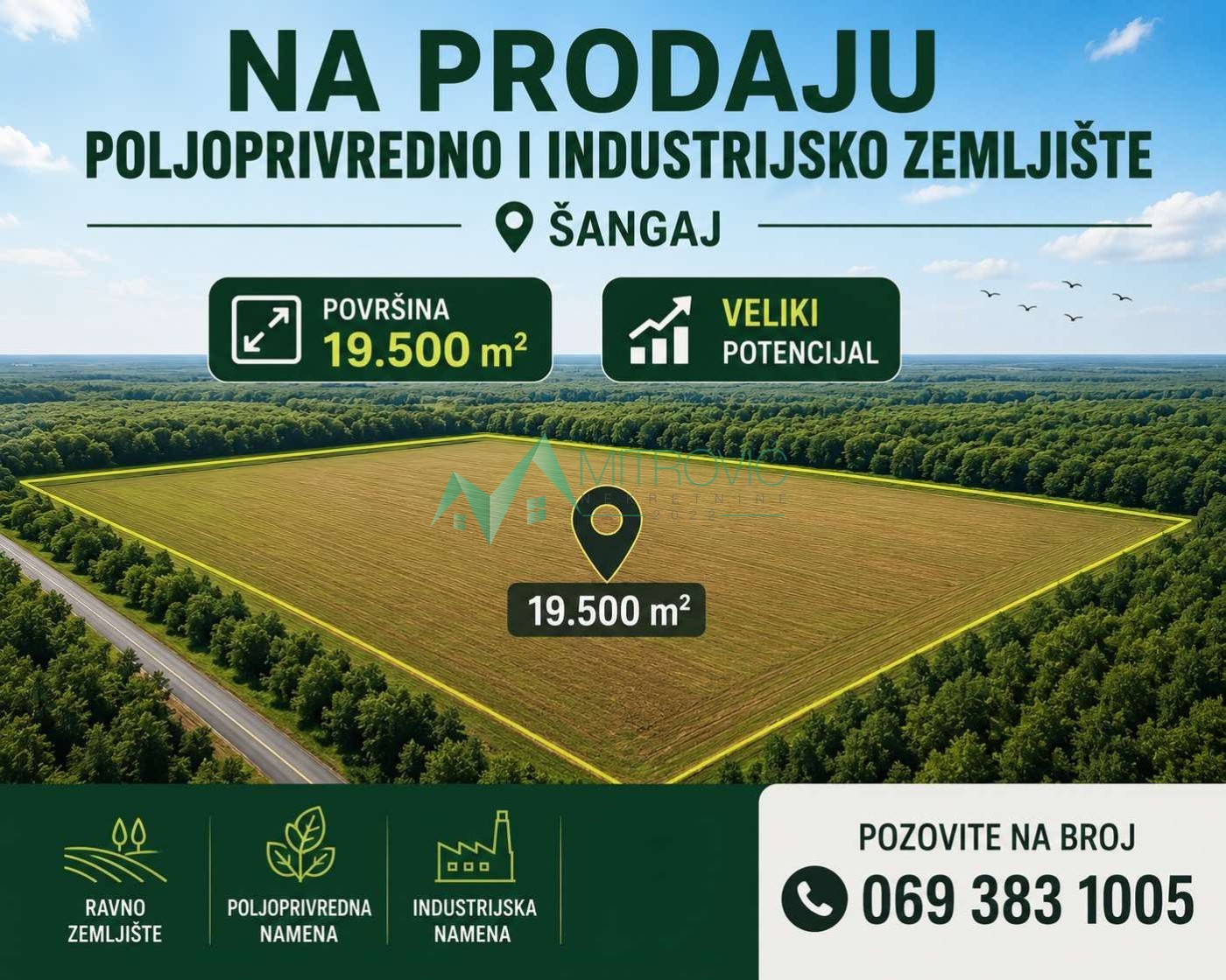 Plac Prodaja Novi Sad Plac Prodaja Novi Sad 19500 m2