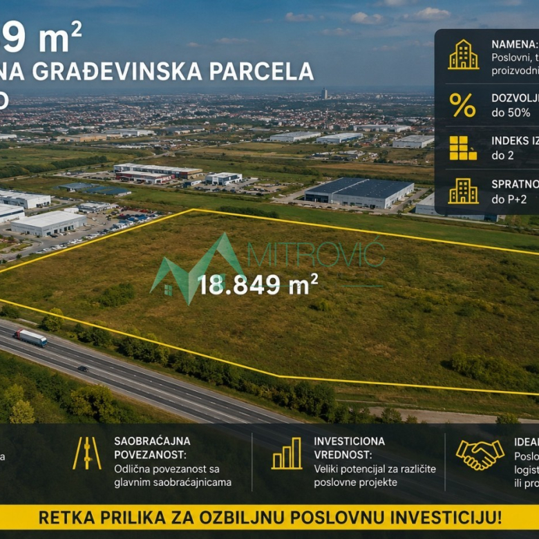Plac Prodaja Novi Sad  18849 m2