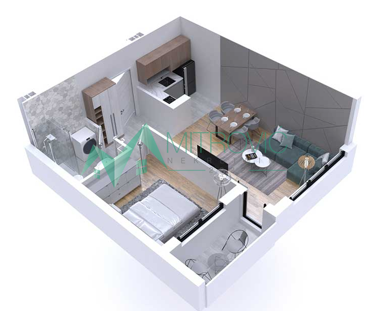 Stan Prodaja Novi Sad  44 m2