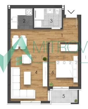 Stan Prodaja Novi Sad  45 m2