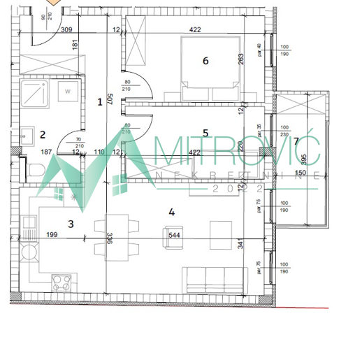 Stan Prodaja Novi Sad  64 m2