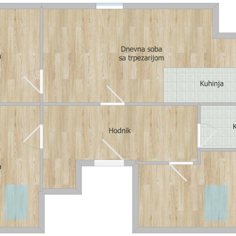 Stan Prodaja Novi Sad  81 m2