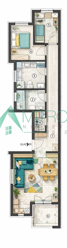 stanovi-3-5-re-klisa-1003819-3nmhy Troiposoban stan na prodaju, Vidovdansko Naselje, Novi Sad, 71m², 138.950 €