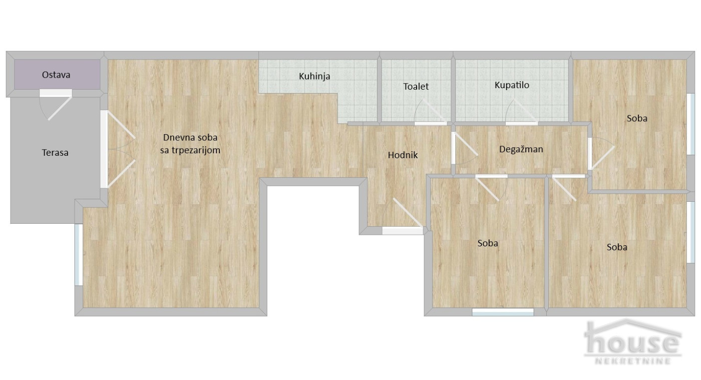Stan Prodaja Novi Sad  80 m2