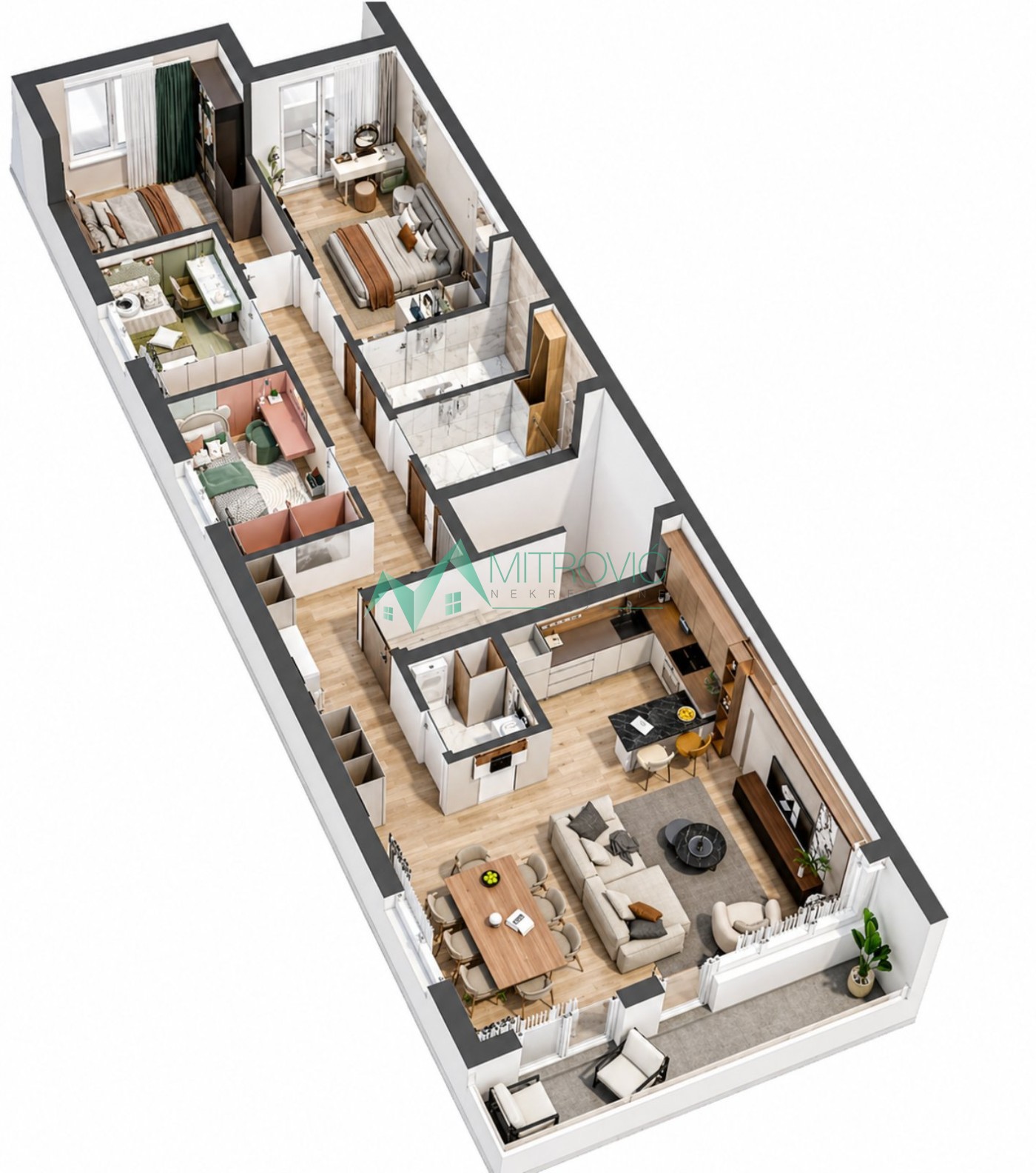 stanovi-5-po-veterniCka-rampa-1004104-x8wqr Petosoban stan na prodaju, Veternička Rampa, Novi Sad, 107m², 2. sprat, 231.120 €
