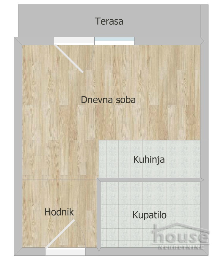 Garsonjera na prodaju, Bulevar Oslobođenja, Novi Sad, 23m², 93.000 €