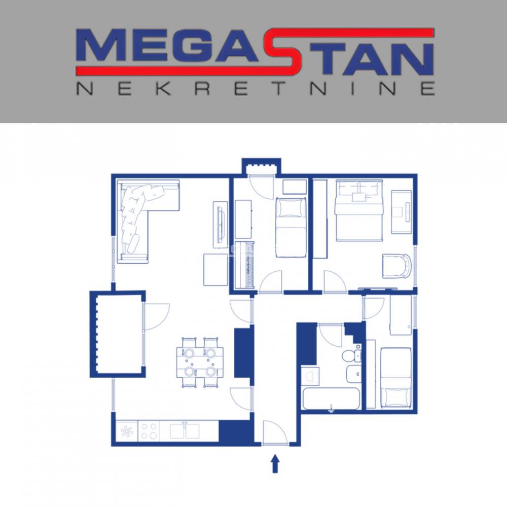 108097872-11-20260331100552 Troiposoban stan na prodaju, Dorćol, Beograd, 76m², 333.000 €