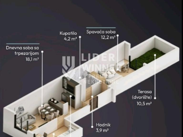 Stan Prodaja Beograd Lekino Brdo 50 m2