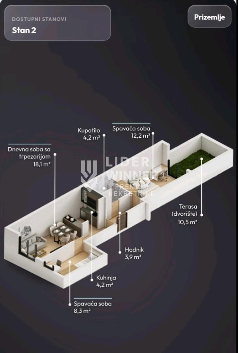 Stan Prodaja Beograd Lekino Brdo 50 m2