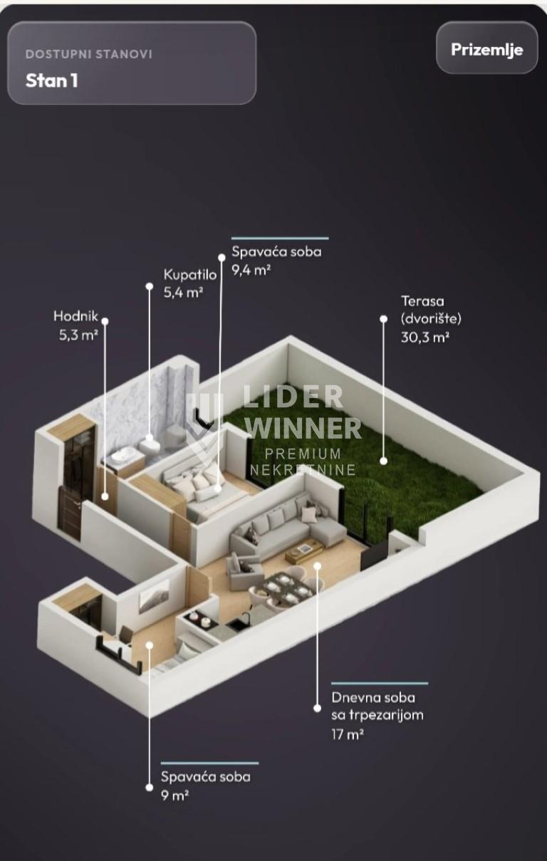 Stan Prodaja Beograd Stan Prodaja Beograd Lekino Brdo 50 m2