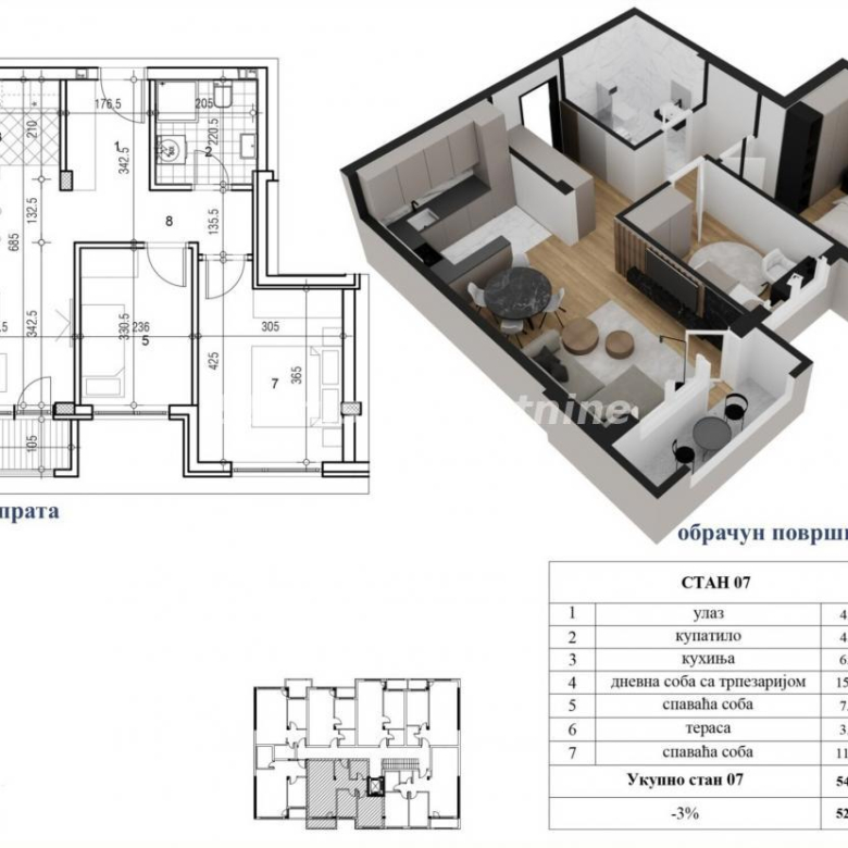 Stan – Novi Sad, Adice – ID 22660.