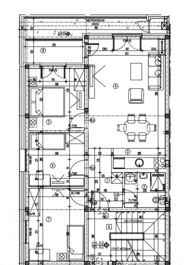 Stan Prodaja Novi Sad  70 m2