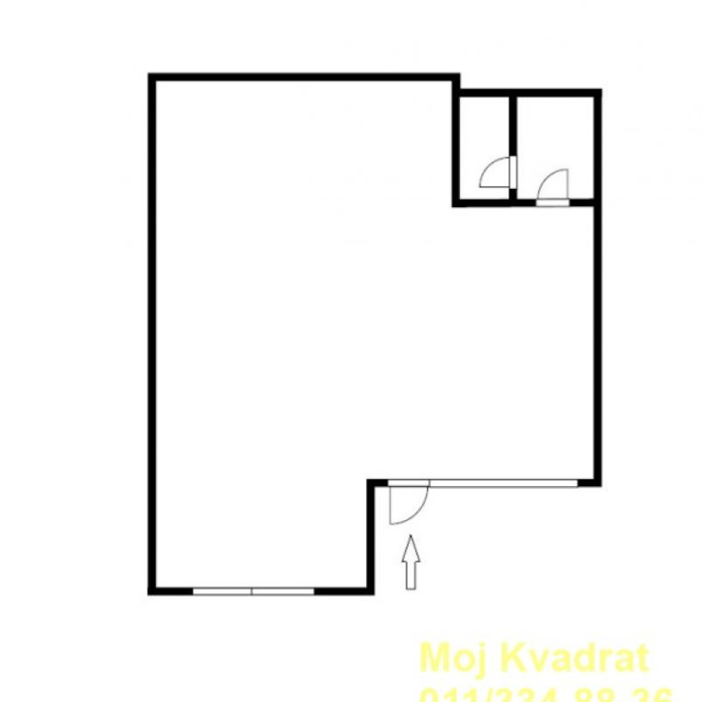 Lokal Prodaja Beograd Dorćol 90 m2