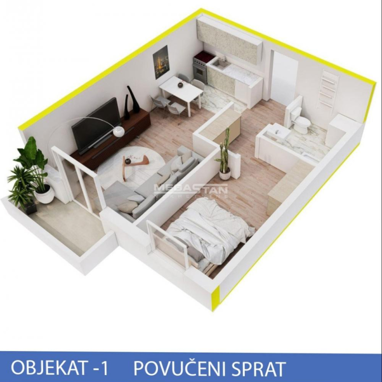 Stan Prodaja Pančevo  43 m2