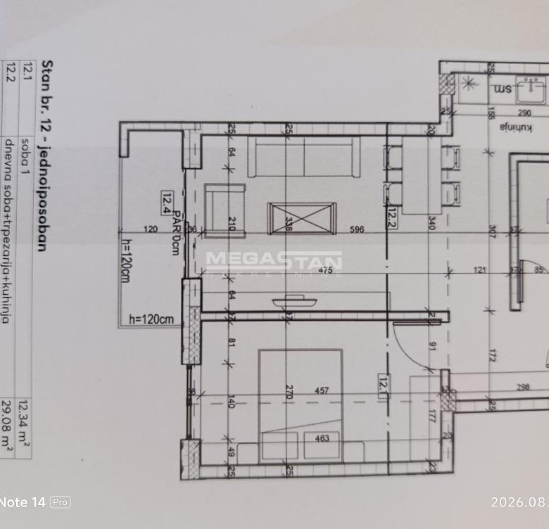 Stan Prodaja Pančevo  50 m2