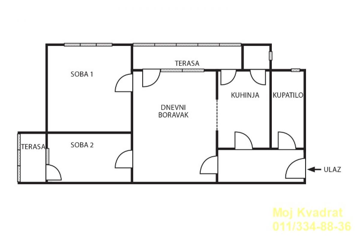 actionimagesite31agencykvadratimg8svdhmw0zq-14 Dvoiposoban stan na prodaju, Južni Bulevar, Beograd, 65m², 235.000 €