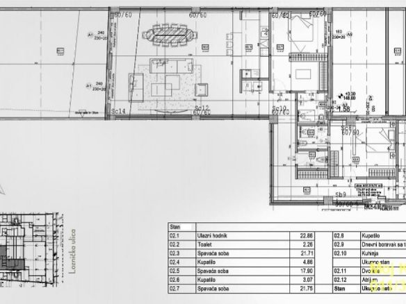 Četvorosoban stan na prodaju, Kalenić, Beograd, 319m², 1.000.000 €