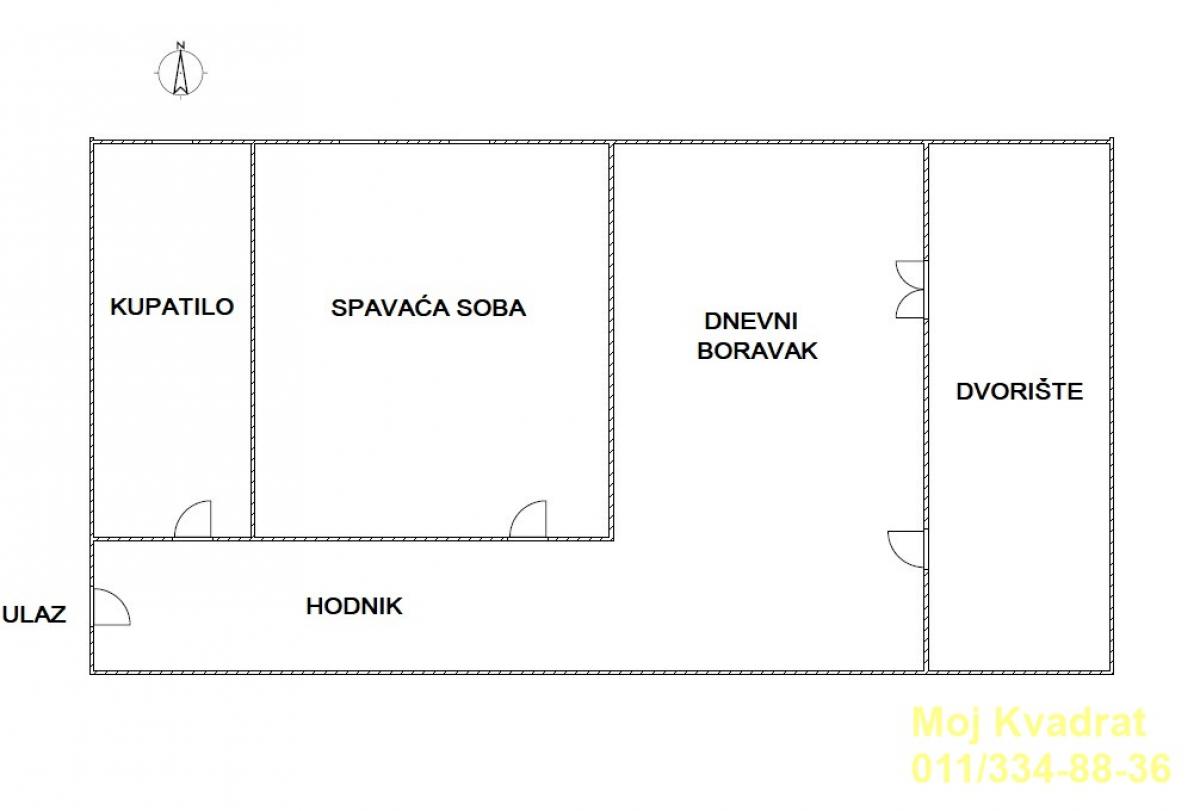 actionimagesite31agencykvadratimggvx3dhdu4f-11 Dvosoban stan na prodaju, Olimp, Beograd, 61m², Prizemlje, 135.000 €