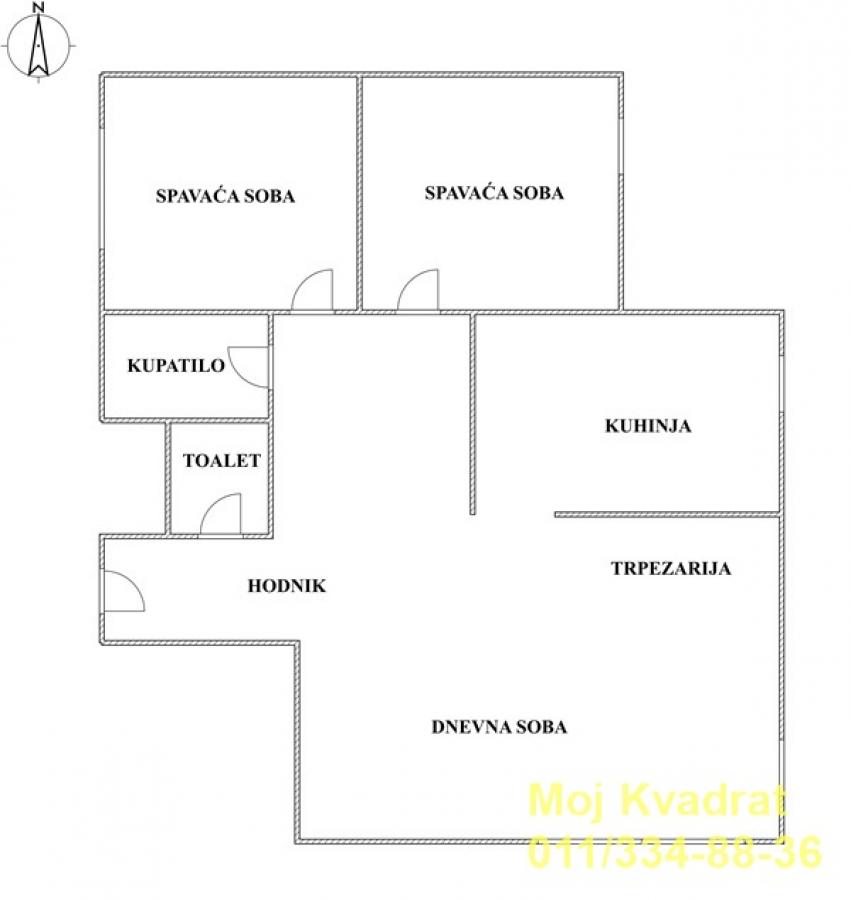 actionimagesite31agencykvadratimgsyawxwc0jc-12 Trosoban stan na prodaju, Blok 70, Beograd, 74m², 320.000 €