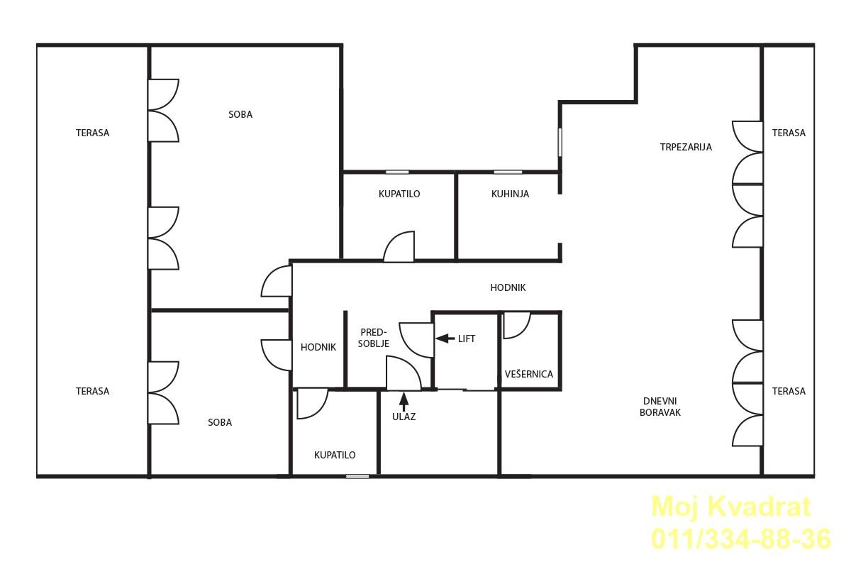 actionimagesite31agencykvadratimgvkfkz54is7-19 Trosoban stan na prodaju, Dorćol, Beograd, 157m², 750.000 €