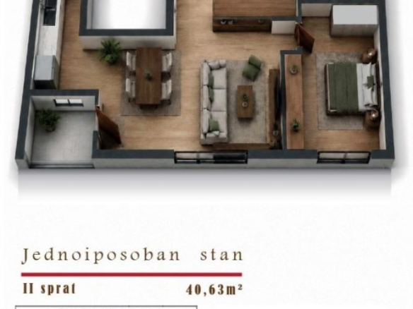 Stan Prodaja Beograd Učiteljsko Naselje 41 m2