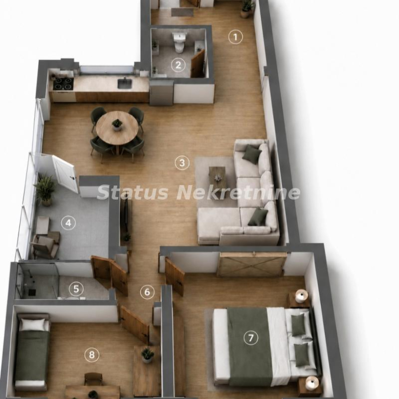 Stan Prodaja Novi Sad  54 m2