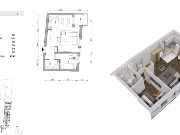 Stan Prodaja Novi Sad  43 m2